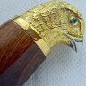 Подарочный нож «Золотой сокол» с позолоченным клинком из дамасской стали