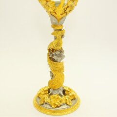 Позолоченный бокал для шампанского «Райская птица»