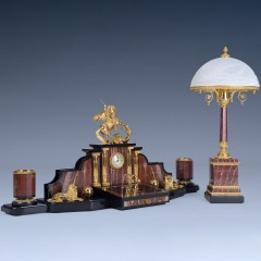 Письменный набор органайзер «Георгий Победоносец» из яшмы в подарок руководителю