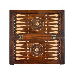 Резные шахматы «Эндшпиль» + нарды 50x50