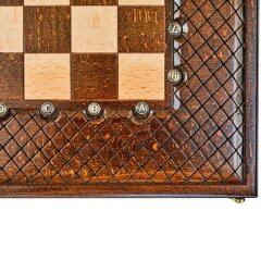 Резные шахматы «Эндшпиль» + нарды 50x50