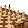 Резные шахматы «Эндшпиль» + нарды 50x50