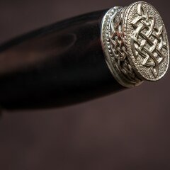 Японский нож «Танто» с клинком из дамасской стали