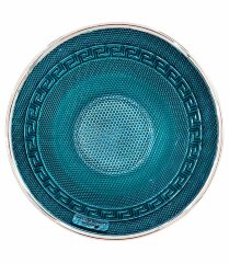 Бирюзовая чаша «Море Афины» для декора интерьера