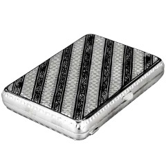 Серебряный портсигар «STYLE» в подарок мужчине