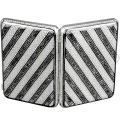 Серебряный портсигар «STYLE» в подарок мужчине