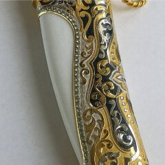 Подарочный нож «Восточный султан» с дамасским клинком