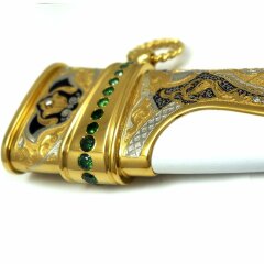 Подарочный нож «Восточный султан» с дамасским клинком