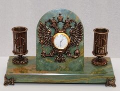 Письменный набор «Держава» (змеевик)