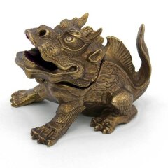 Бронзовая шкатулка  «Дракон» для украшенний