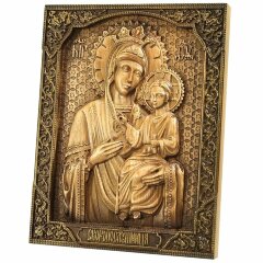 Резная икона «Божья матерь Скоропослушница» (малая)