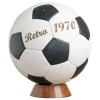 Подарочный футбольный мяч «World Cup 1970» из чёрно-белой кожи