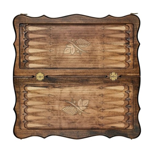 Резные шахматы нарды «Орнамент» 50x50