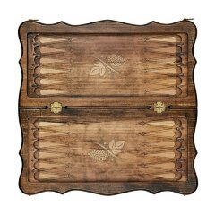 Резные шахматы нарды «Орнамент» 50x50