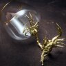 Подарочный бокал для коньяка «Скорпион» с объёмной фигуркой