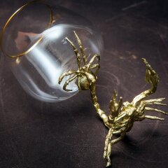 Подарочный бокал для коньяка «Скорпион» с объёмной фигуркой