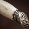 Подарочный нож финка «Капитан» с рукоятью из рога лося