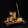 Настольный органайзер из янтаря «ELEGANT» для рабочего стола