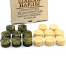 Фишки игральные «Нарды шашки» из янтаря