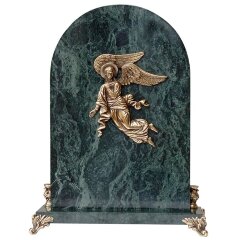 Бронзовый подсвечник на камне «Николай Чудотворец»