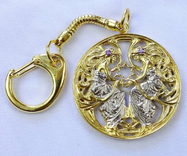 Брелок знак зодиака «Близнецы»