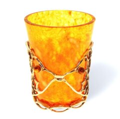 Янтарная стопка для водки «Золотая рыбка»