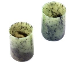 Рюмка из зелёного нефрита (50 мл) 