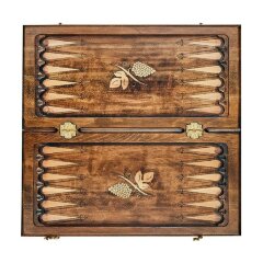 Деревянные шахматы с нардами «Орнамент»