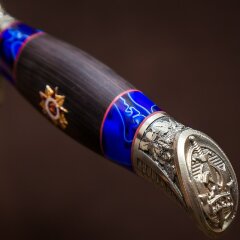 Подарочный нож финка «Орден» с наградой СССР на рукояти