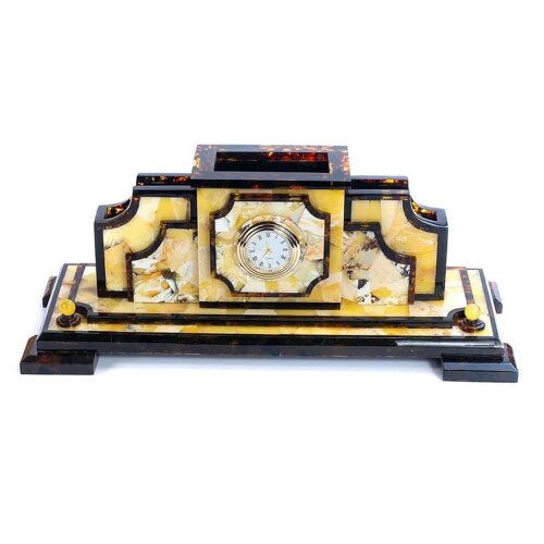 Настольный органайзер из янтаря «CLASSIC» для рабочего стола