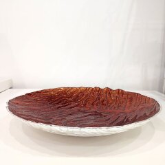 Декоративное блюдо «Бронзовый леопард» для интерьера дома