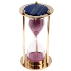 Интерьерные часы песочные «Лазурит» в подарок моряку