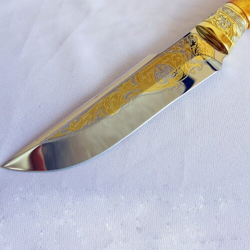 Сувенирный нож «Дикий орел» с фигуркой птицы на рукояти