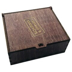 Никелированная фляжка для алкоголя «Гербовая»