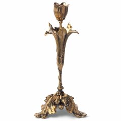 Бронзовый подсвечник «Тюльпан»