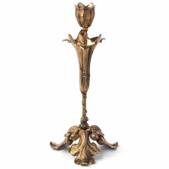 Бронзовый подсвечник «Тюльпан»