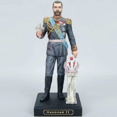 Сувенирная фигурка «Николай II» из искусственного камня
