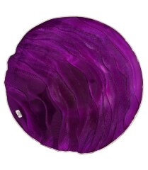 Фиолетовое декоративное блюдо «Волны» для интерьера дома