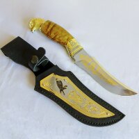 Сувенирный нож «Золото скифов» в кожаных ножнах