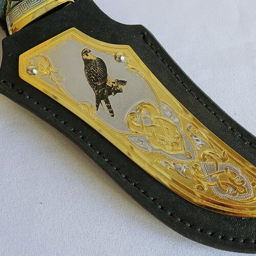 Сувенирный нож «Золото скифов» в кожаных ножнах