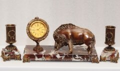 Письменный набор «Кабан» (яшма)