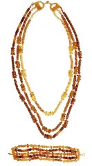 Комплект из янтаря «Ожидание»