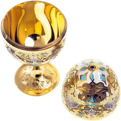 Пасхальное яйцо сувенирное «Яйцо рюмки» — пасхальные подарки на Светлое Христово Воскресение