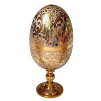 Позолоченный сувенир «Яйцо рюмки»