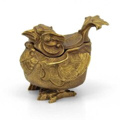Бронзовая шкатулка «Курица»