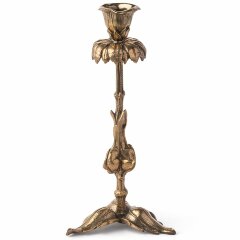 Бронзовый подсвечник «Экзотический цветок»