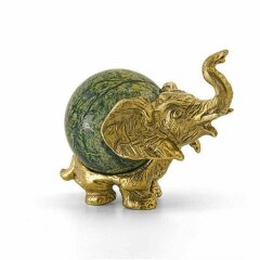 Бронзовая фигурка «Слонёнок» (шар)