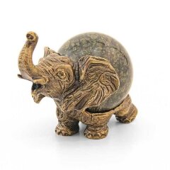 Бронзовая фигурка «Слонёнок» (шар)