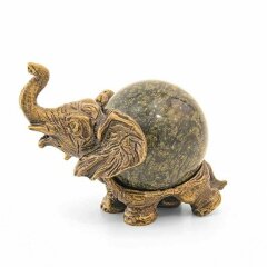 Бронзовая фигурка «Слонёнок» (шар)