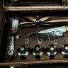Подарочный набор для пикника «Лев» в кожаном чемодане